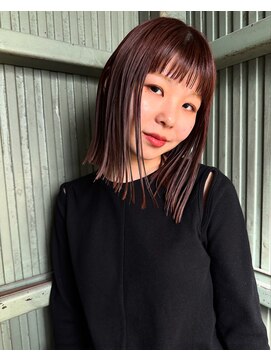 カップラ(cupra) ストレート　× ミディアムボブ