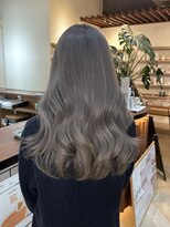 ラフ バイ マグ 南松本(R.A.F. by Mag)&nbsp;冬カラーケアブリーチシルバーカラーアッシュグレーハイトーン