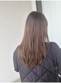 【レイヤーカット】×【白髪ぼかしベージュカラー】"大人の余裕"