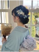 横浜/着物ヘア/和装ヘア/アップスタイル/アレンジスタイル