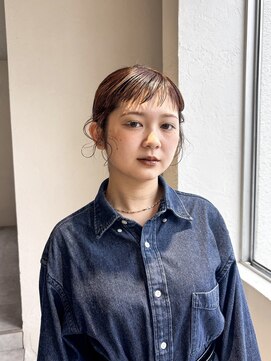 ハル ヘアスタジオ(haRu hair studio) orange brown×tight arrange