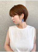 ハンサムショート/丸みショートボブ/20代30代40代50代/顔周り
