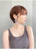 ナチュラルショート/ショートボブ/韓国/顔周り/20代30代40代50代
