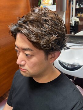 ケースタイル ヘアスタジオ 神保町店(K STYLE HAIR STUDIO) ビジネスパーマ/パーマ/アップバング/メンズパーマ/メンズ