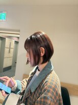 エメリー 静岡呉服町店(AMELY)&nbsp;ショートボブ×レッドブラウン