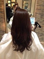トリコ 都島店(trico)&nbsp;ツヤツヤアッシュブラウンロング＠ゆるふわカール【トリコ都島】