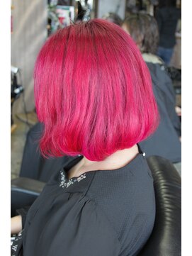 オーバーキャプテンネイキッド(OVER CAPTAIN NAKED) ローズレッドボブ