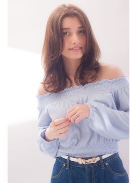 アドラーブル 松崎店(adorable) 【adorable】大人ワンレンミディ♪ふんわりやわらかロブ