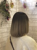 シエロ  池袋西口(Cielo)&nbsp;ベージュグラデーション×まとまりボブ