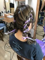 ロカット サロン(Roquat Salon)&nbsp;リボンツインあみおろし【ヘアアレンジ  立川/立川南/八王子】