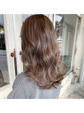 ナンバー(number+) 透明感抜群♪20代30代ダブルカラーブリーチモカベージュ