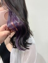 アッシュ 高円寺店(Ash)&nbsp;イヤリングカラー×ラベンダー