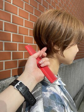 グランドライン(GRAND LINE) 20代、30代　マッシュショート　カーキベージュ