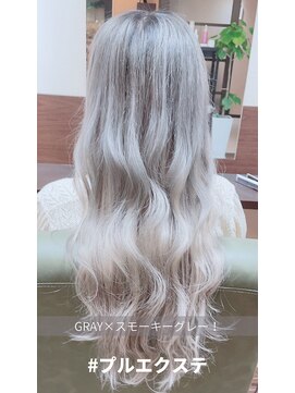 レアナ バイ ニーナ(Leana by NINA) GRAY×SMOKYGRAY♪＃プルエクステ