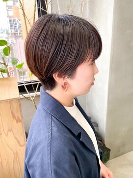 テトヘアー(teto hair) マッシュショートショートヘア黒髪シンプル大人