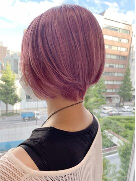 グーフィートーキョー 銀座(Goofy Tokyo) ピンキーショート/ブリーチ一回/イルミナカラー/ブロッサム