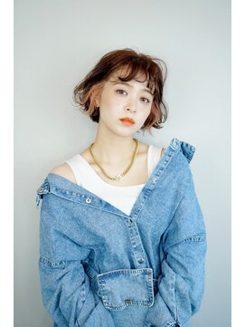 デザート(Des.Art) 【Des.Art赤坂警固】20代30代インナーカラー/ピンク/外はねボブ