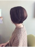 秋の大人ショートボブ☆