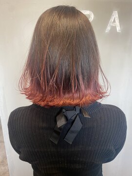 フレーム なんば店(FRAME) デザインカラー×裾カラーでいつもと違うスタイル♪