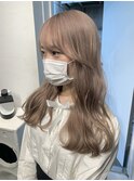 【GUEST_STYLE 】White Blond #ミルクティーベージュ#くびれヘア