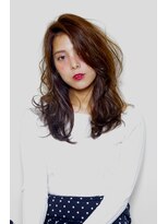 クシュ 所沢東口店(kusyu...)&nbsp;内巻きワンカール×こなれヘア×ミルクティーブラウン×所沢