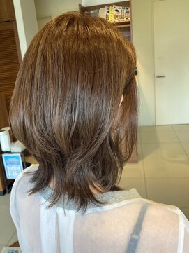 アレーズ ヘアー プロデュース(al'aise hair produce) やわらかくびれミディ
