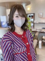 ヘアメイク ミチ 富田店(HAIRMAKE MICHI)&nbsp;【MICHI 富田店　古作蓮】ミルクティーベージュ　ヨシンモリ