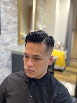 グロウヘアワークス(grow hair works) 七三×スキンフェード×ライン