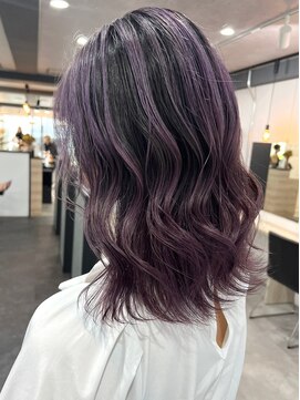 ムク 横浜店(muku) ダブルカラーピンクベージュベージュカラーケアブリーチレイヤー