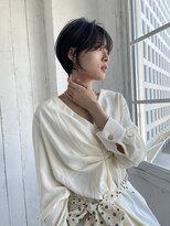 小顔/ひし形/クビレ/丸み/ボブ/20代/30/代/40代/大人ショート