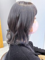 カーサ バイ ハミュウ たまプラーザ(CASA by Humium)&nbsp;20代30代髪質改善カラーアッシュグレージュ毛先パーマ透け感