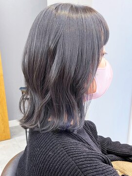カーサ バイ ハミュウ たまプラーザ(CASA by Humium) 20代30代髪質改善カラーアッシュグレージュ毛先パーマ透け感