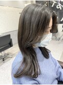 【adept北千住 エリスタイル】くびれヘア×オリーブアッシュ