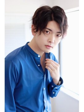 ソイクフ(SOY KUFU) MEN’S HAIR マッシュパーマアッシュブラックカルマパーマ