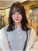 フェミニンムードの愛されヘア