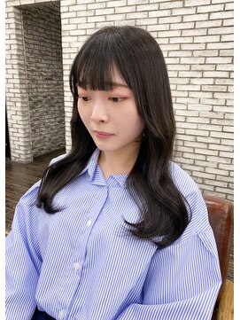 アンリ(Anli) 【tomomi*就活カラー　韓国ヘア　くびれ巻き　顔まわりカット】