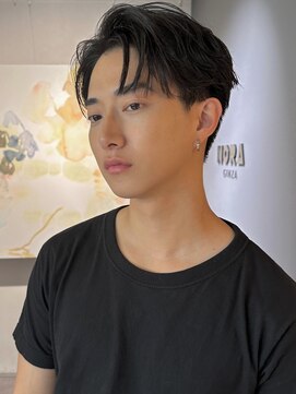 ノラ ギンザ(NORA GINZA) 韓国ヘアカルマパーマコンマバングセンターパートダウンパーマ