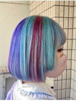 マティーナ ヘアー 池袋(Matina hair)&nbsp;【推しカラー/水色/ポイントカラー/姫ボブ】20代30代40代50代