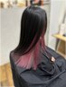 《インナーが可愛い＊》ホームケアTR付◆カット+インナーカラー+TR￥18480