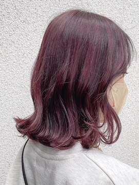 ニュイ 高槻 阪急茨木店(nui) 黒髪ボブルフネビージュ小顔ワンレンスペインカール