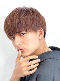 マッシュナチュラルカラーマッシュメンズヘアカラーツーブロック