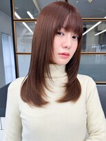 スタートウキョウ 渋谷(STAR TOKYO) 韓国風レイヤー大人可愛いロングシースルーバング20代30代40代