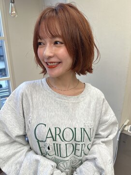 ジジ 代々木(Gigi) 代々木/ブリーチなし/ショートボブ/酸性ストレート/新宿/韓国