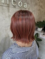 ニコア 千葉(nicoa)&nbsp;髪質改善/外ハネスタイル/オリエンタルピンク/千葉/千葉駅