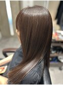 M3Dカラーand髪質改善酸熱トリートメント　美髪ロング【丸型】