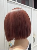 red orange bob レッドオレンジボブ   AIKA