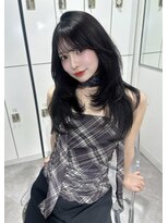 ユーフォリア 渋谷グランデ(Euphoria SHIBUYA GRANDE)&nbsp;韓国ヘア　髪質改善　レイヤーカット　暗髪　SAYAKA