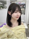 オリーブグレージュ/赤み消しカラー/ミディアムレイヤー上野