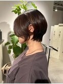 小顔ショートボブ×ミニウルフ