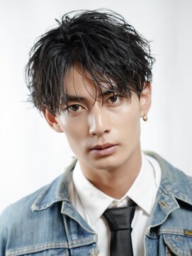 オーシャントーキョー 渋谷(OCEAN TOKYO) フェザーパーマシャドウパーマカルマパーマセンターパート